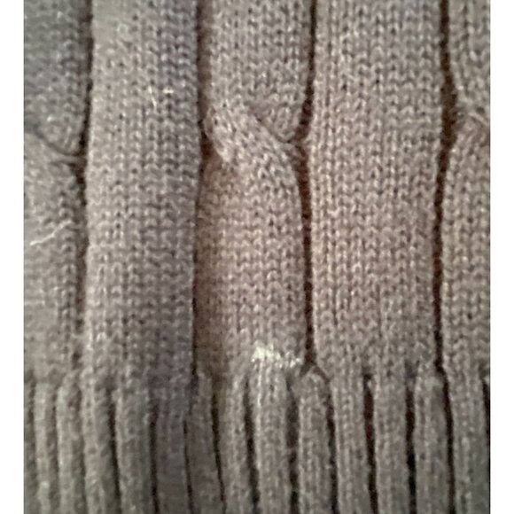 Consensus Men's Black Cable Knit Preppy Dark Academia Crewneck Sweater Size XXL - Picture 6 of 9